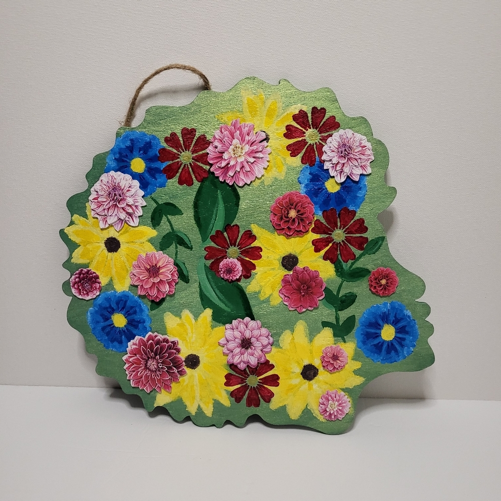 Afro Floral Wall Hanging